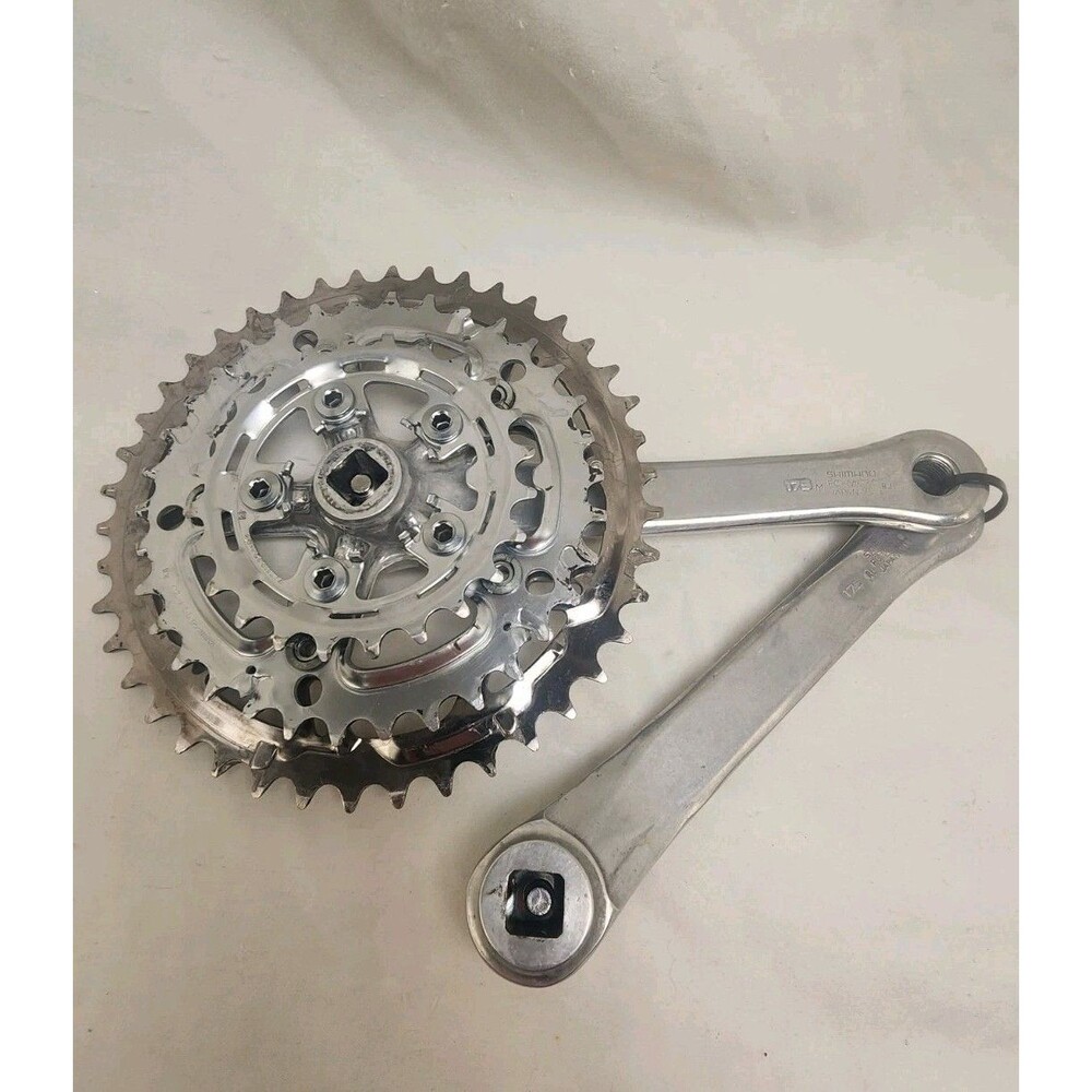 Shimano STX FC-MC30 Hyperdrive-C Triple Crankset 175mm Square Taper MTB Bike A82